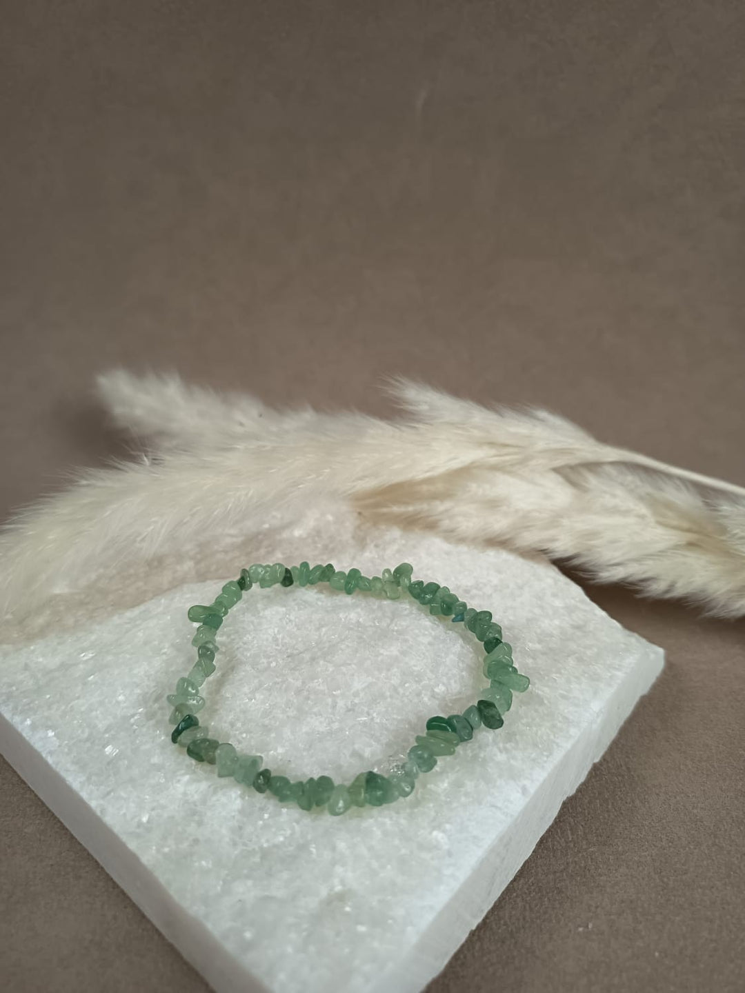 Lumara Aventurin Splitterarmband – grünes Heilsteinarmband für Glück, Fülle und persönliches Wachstum