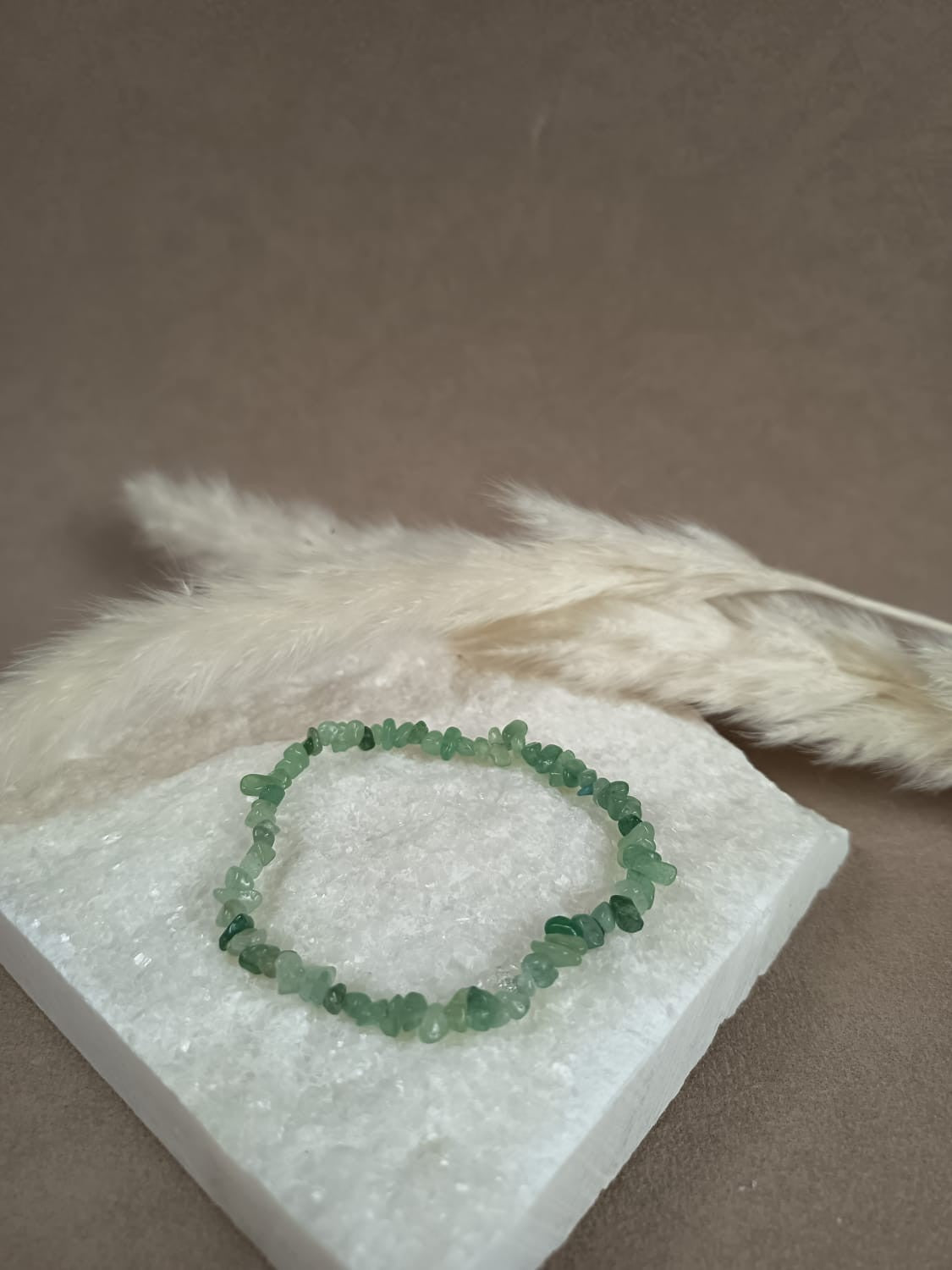 Lumara Aventurin Splitterarmband – grünes Heilsteinarmband für Glück, Fülle und persönliches Wachstum
