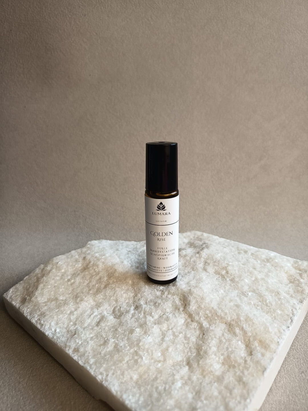 Golden Rise Beltane Ritualöl Roll-On von LUMARA für Fülle und Manifestation