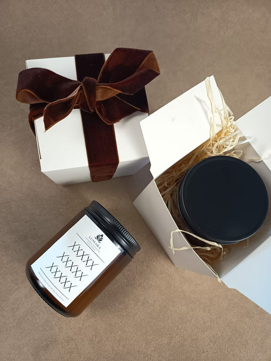 Handgemachte Selflove Kerze aus Sojawachs mit Aufschrift „ICH LIEBE DICH“ von LUMARA – Valentinsgeschenk und Ritualkerze