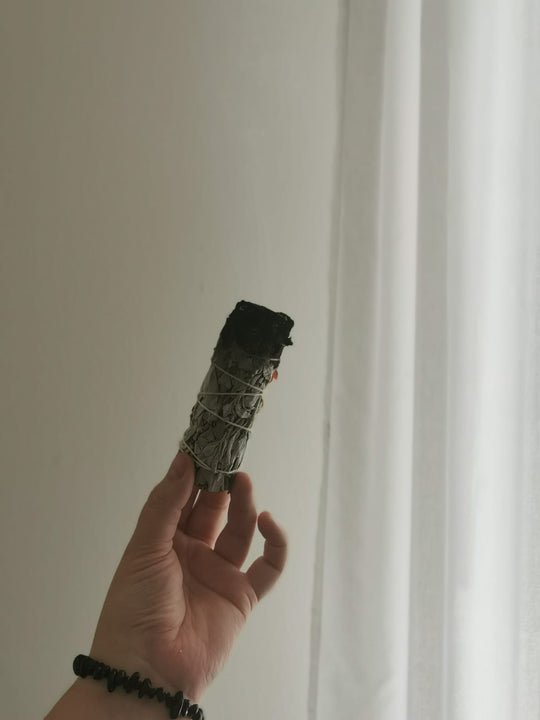 LUMARAS Weißer Salbei Räucherbündel – Smudge Stick zur Energiereinigung &amp; Raumreinigung