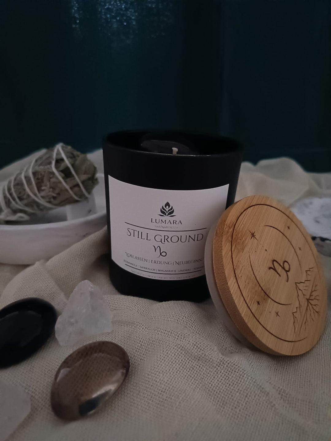 LUMARAS Still Ground Erdung &amp; Schutz Ritual Set – Vollständiger Inhalt der Geschenkbox